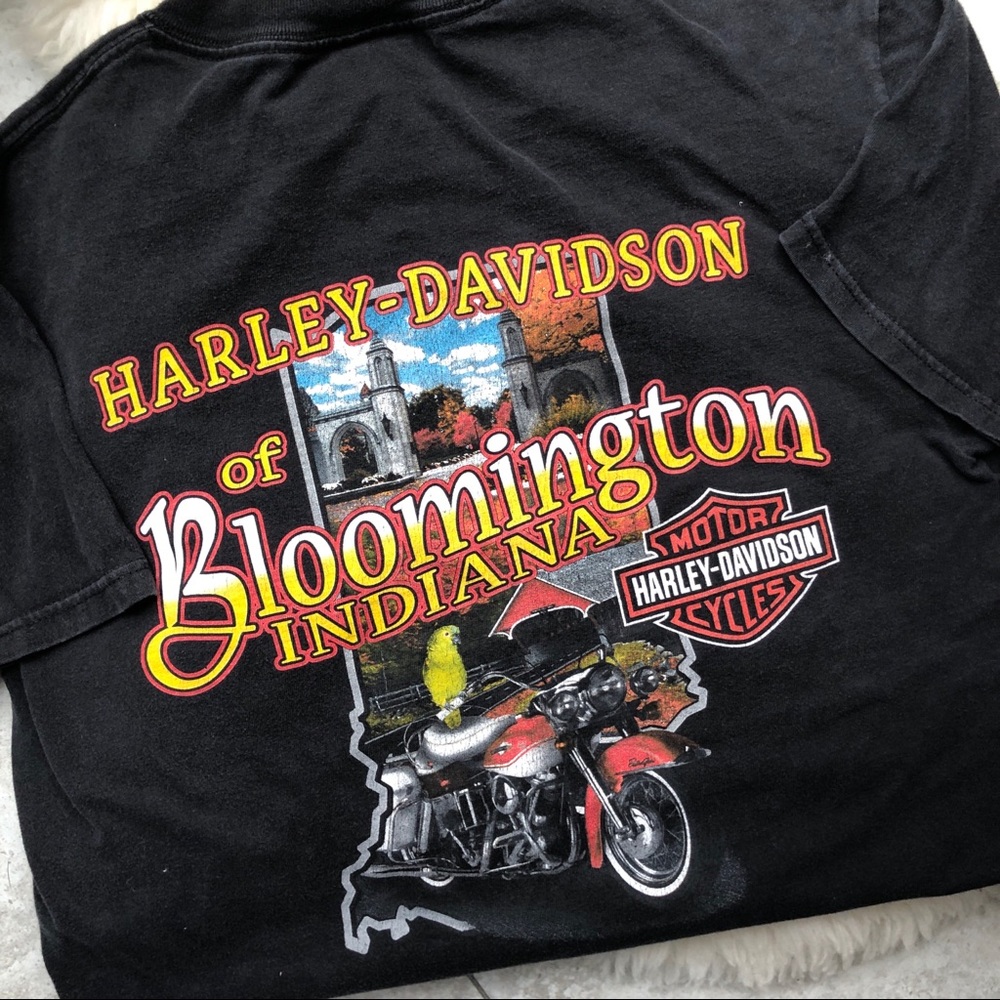 Y2K Harley Davidson shirt